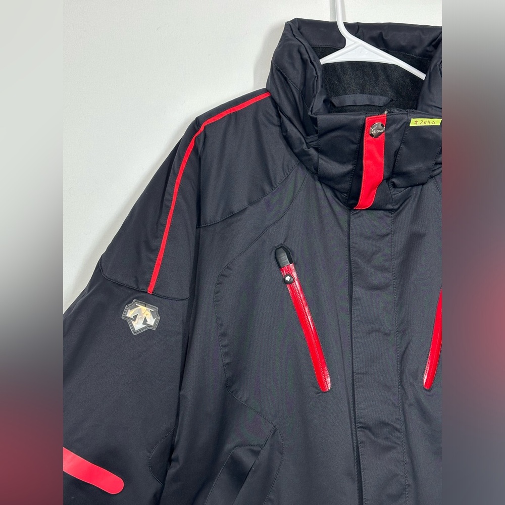 #2640 DESCENTE ION BODIES Hooded Insulated Ski Jacket Men Size EU 52 / US L - Picture 2 of 16